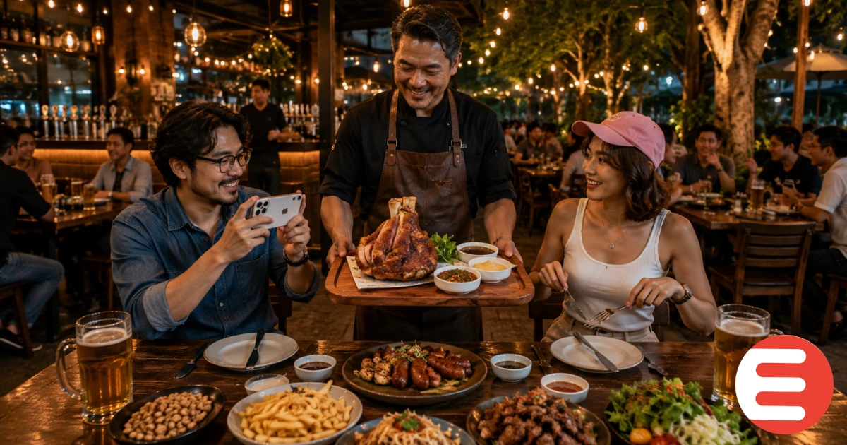 รวมรีวิว โปรโมทร้านเบียร์ ร้านอาหารใกล้แจ้งวัฒนะ และร้านอาหารแนะนำ พร้อมเมนูเบียร์สด ขาหมูเยอรมัน อัปเดตร้านอาหารเปิดใหม่ ร้านอาหารใกล้แจ้งวัฒนะ สำหรับสายแฮงเอาต์ จาก แจ้งวัฒนะ.com eatout commerce